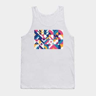 Flat Mosaic Design Tank Top